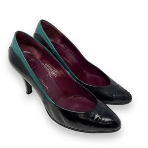 Vintage Christian Dior Guanaco Almond Toe Pumps Women's UK 4.5 US 6